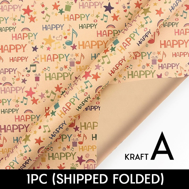 High Quality Prints Birthday Gifts Wrapper Children Kids Xmas Gift Wrapping Paper