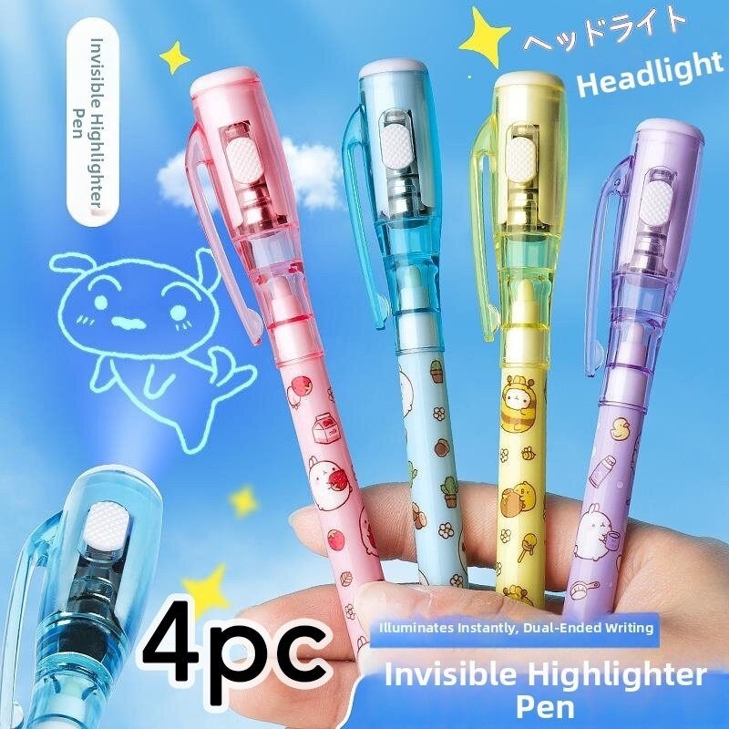 Magic Invisible Ink Spy Pen Invincible Children Birthday Kids Goodie Bag Toy Gift