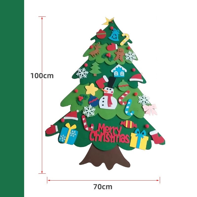 Kids Family Christmas Activity Felt DIY Xmas Tree