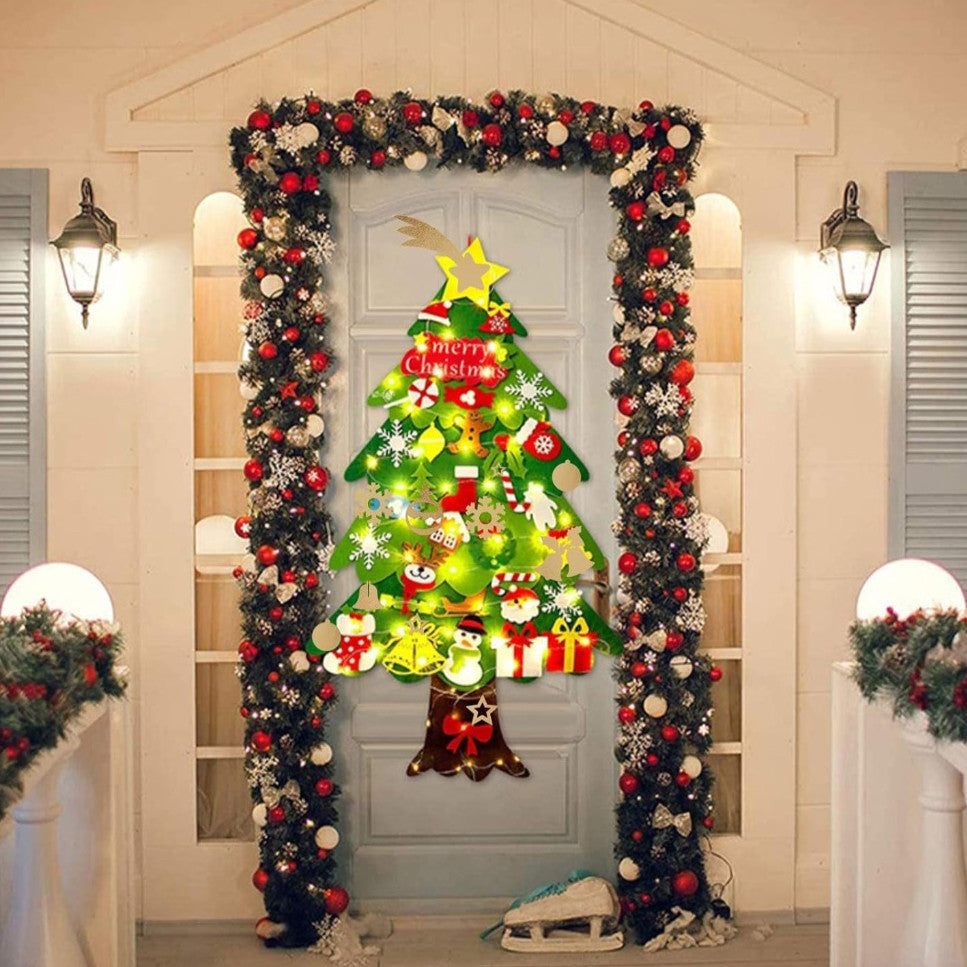 Kids Family Christmas Activity Felt DIY Xmas Tree