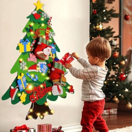 Kids Family Christmas Activity Felt DIY Xmas Tree