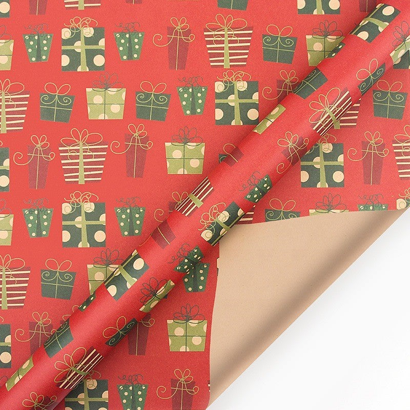 Kraft Gift Wrapping Paper Kids Children Birthday Gifts Wrap