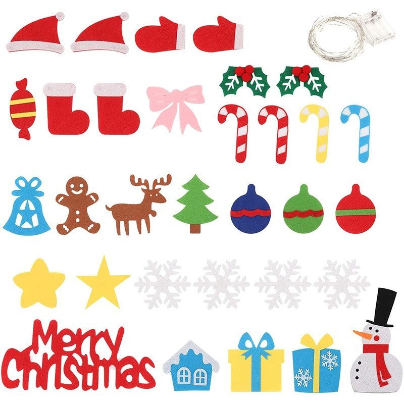 Kids Family Christmas Activity Felt DIY Xmas Tree
