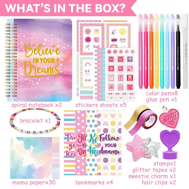 Believe in Your Dreams Girls DIY Journal Kit
