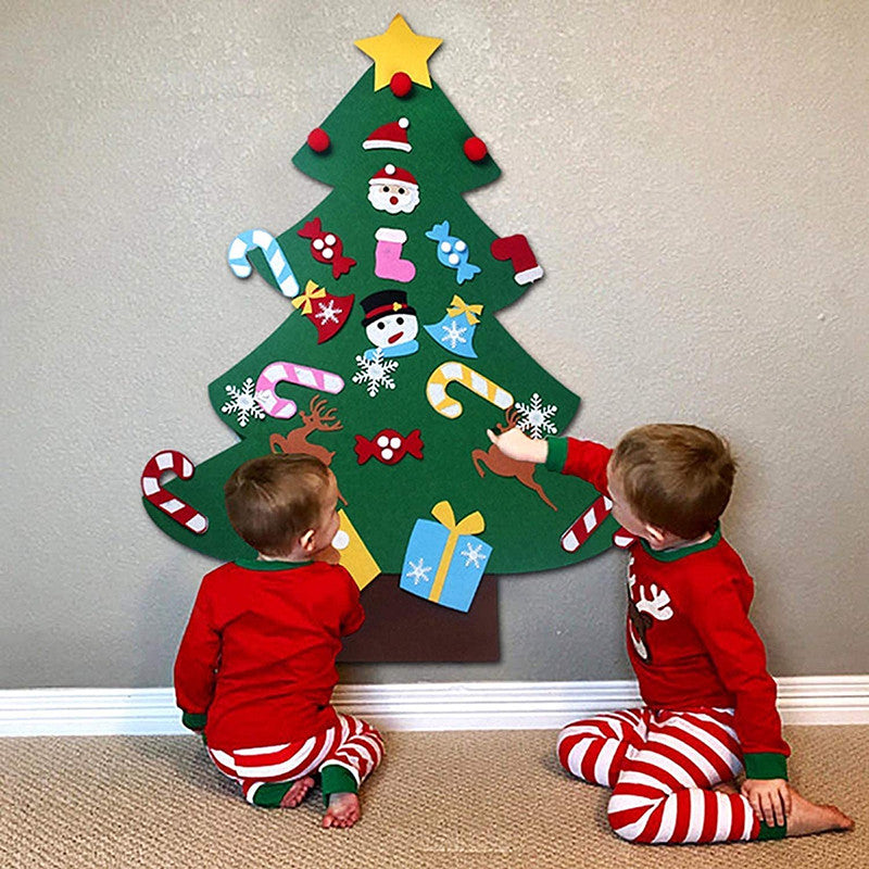 Kids Family Christmas Activity Felt DIY Xmas Tree