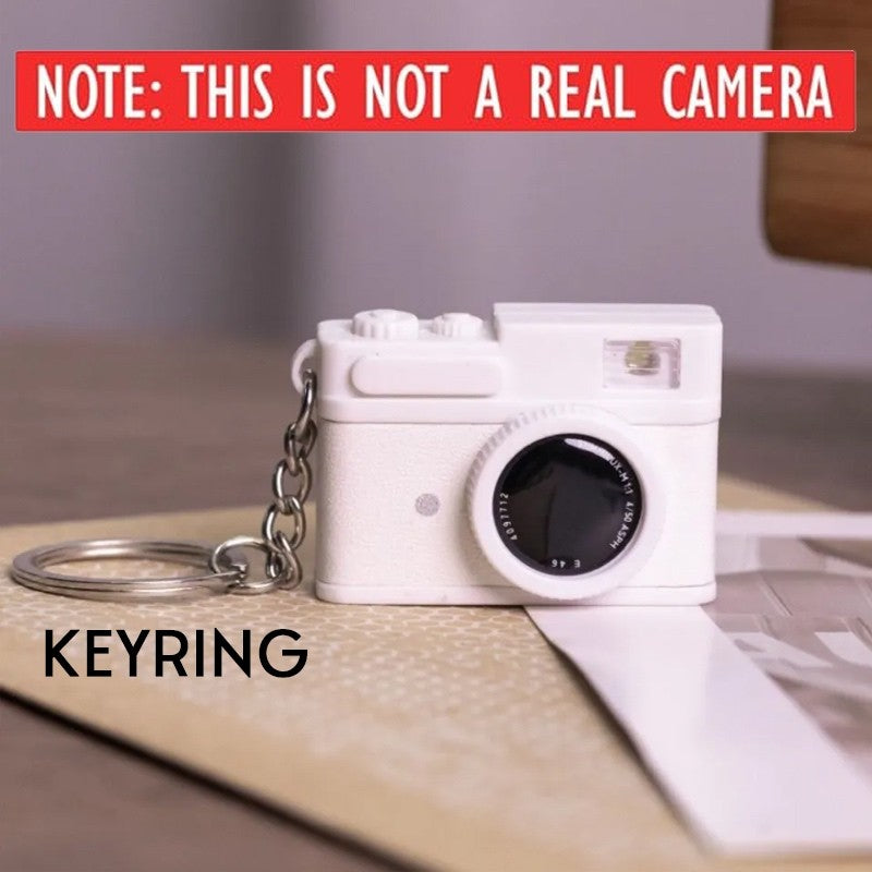 Mini Vintage Camera Keychain