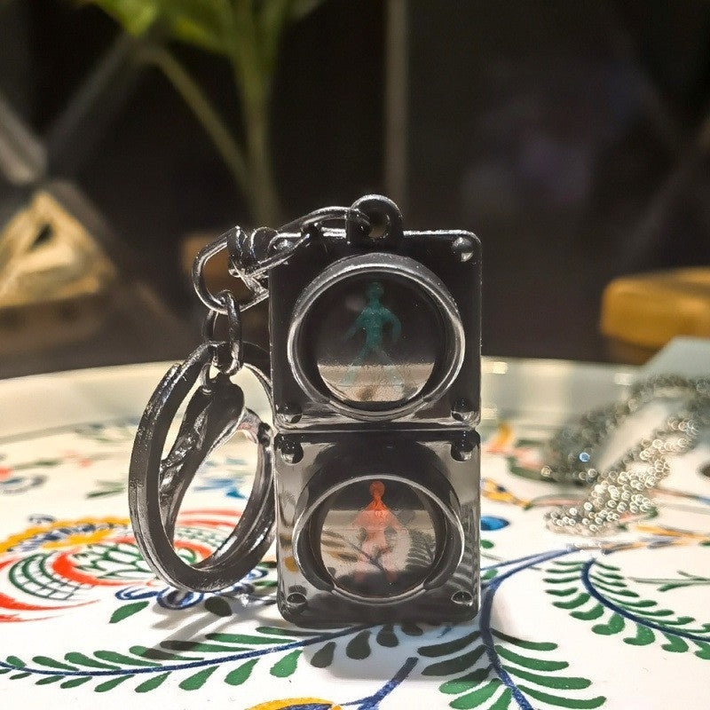Traffic Light Keychain