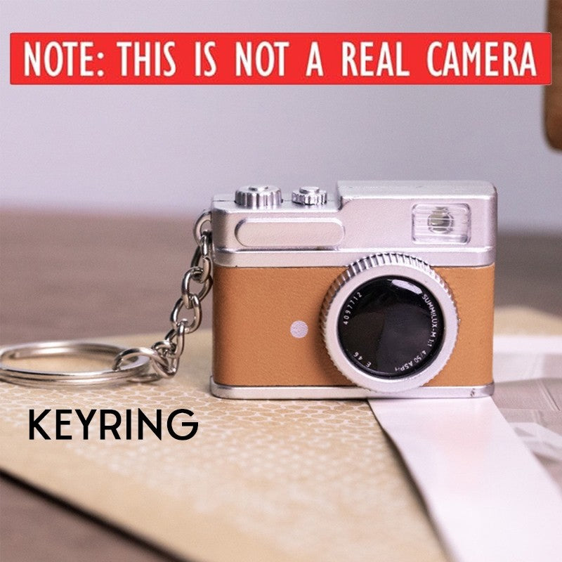 Mini Vintage Camera Keychain