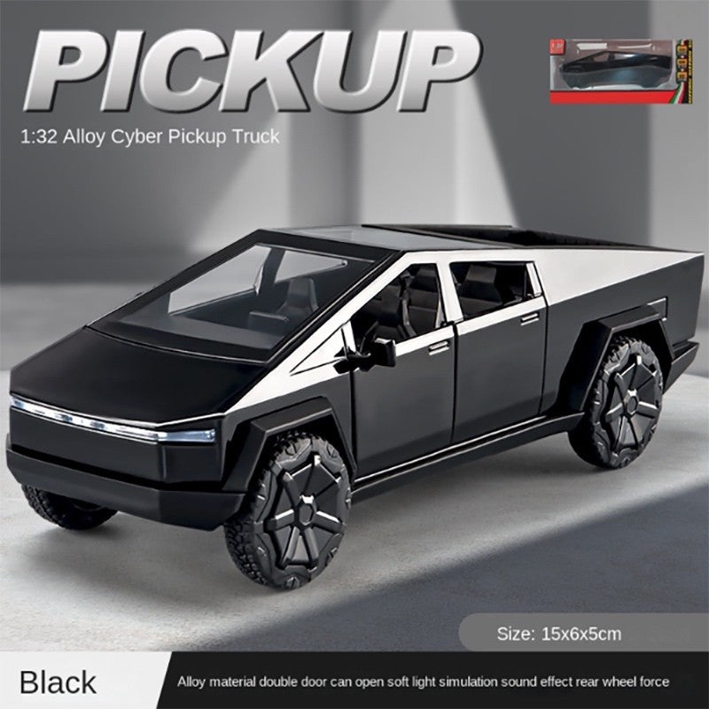 Tesla Cybertruck Pickup Trailer 1:32 Off-Road Truck Toy
