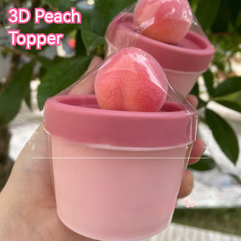 3D Peach Water Slime Kids Toy