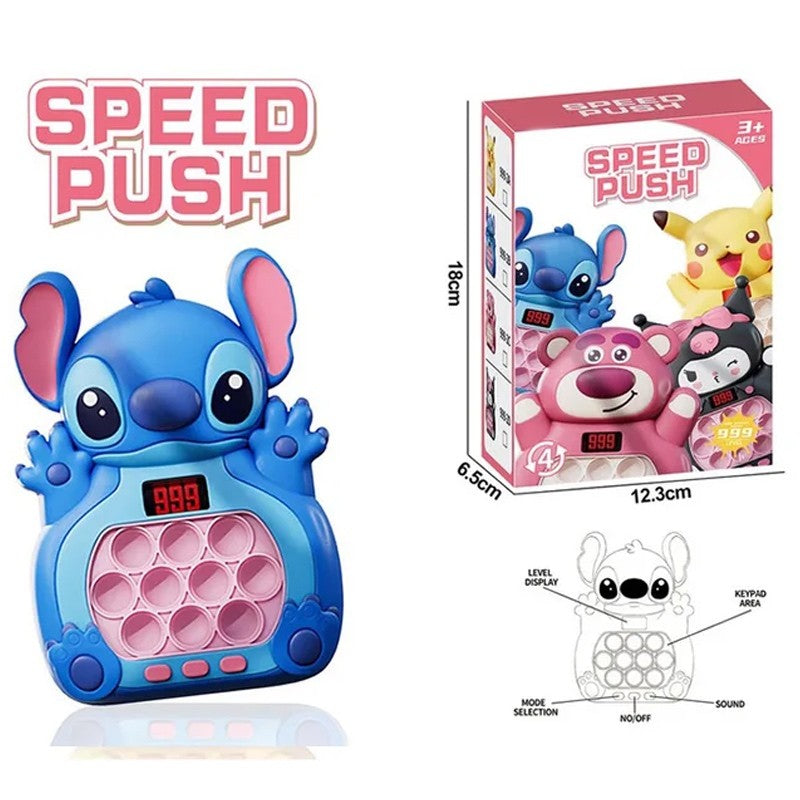 999 Level Speed Push Game Pop It Fidget Toy