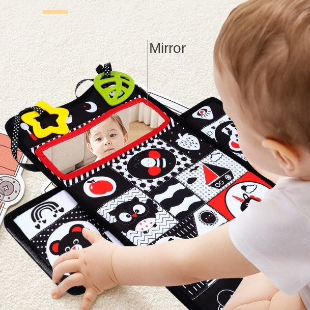Tiger Teether Sensory Pull Scarf Tissue Box Toy