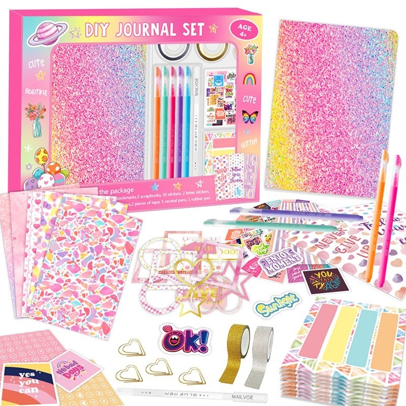 Dream Big DIY Journal Set Girls Diary