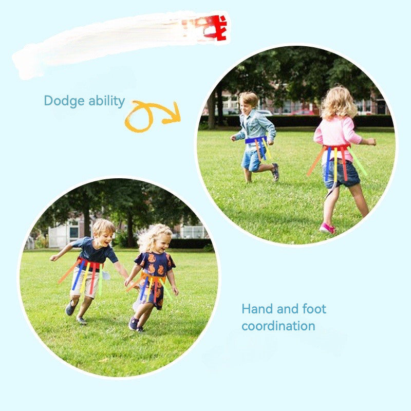 Catch Tail Game Belt Pull Outdoor Sports Kids Toy