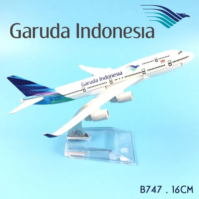 Indonesian Garuda Airlines B747 Model Airplane