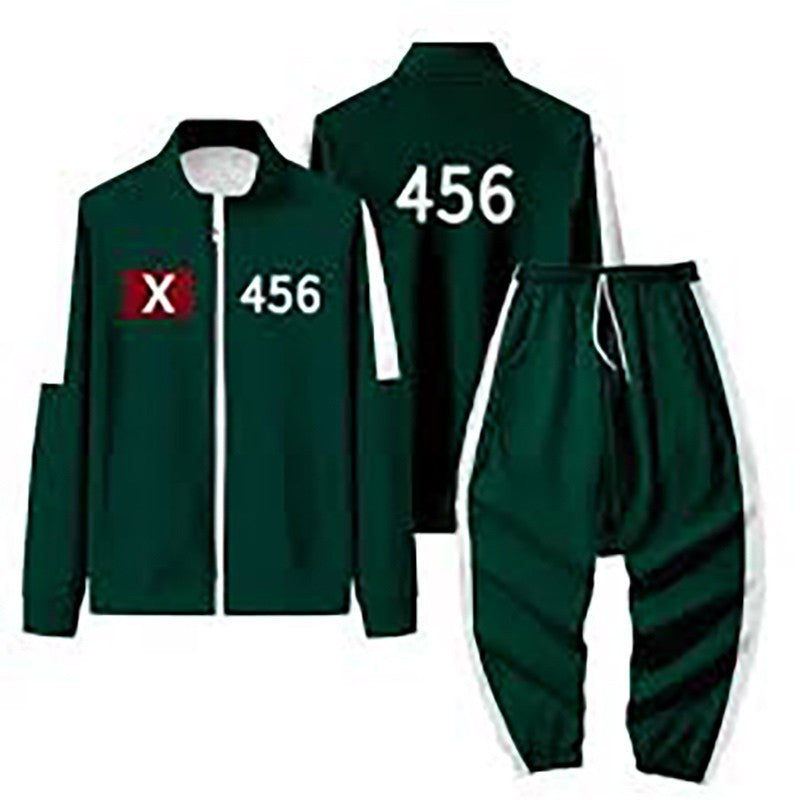 456 Player Costume Adult Cosplay Jacket Trouser Pants