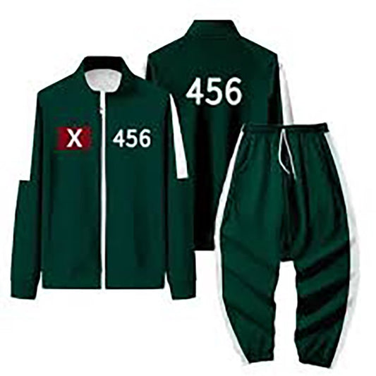456 Player Costume Adult Cosplay Jacket Trouser Pants