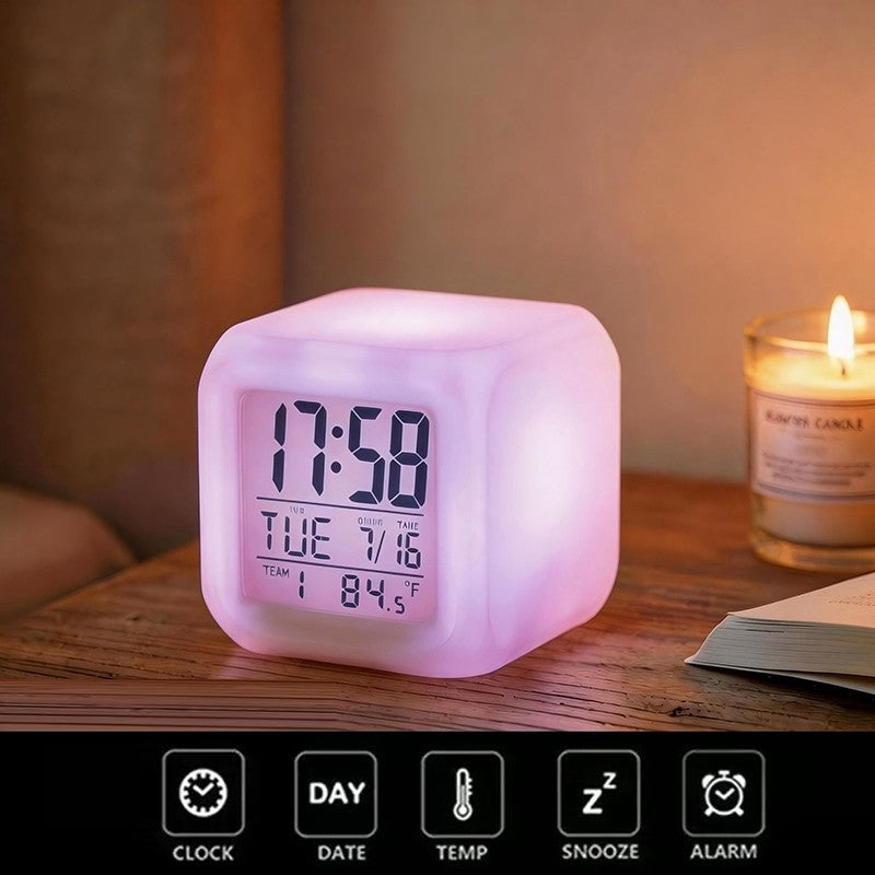 Colour Changing Digital Alarm Clock