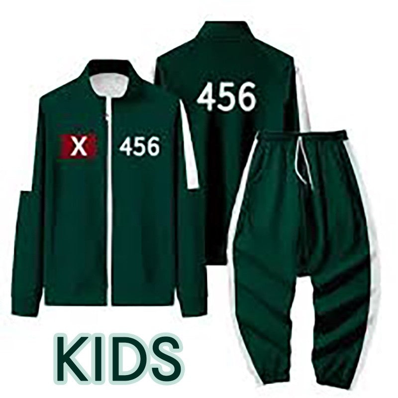 456 Player Costume Adult Cosplay Jacket Trouser Pants