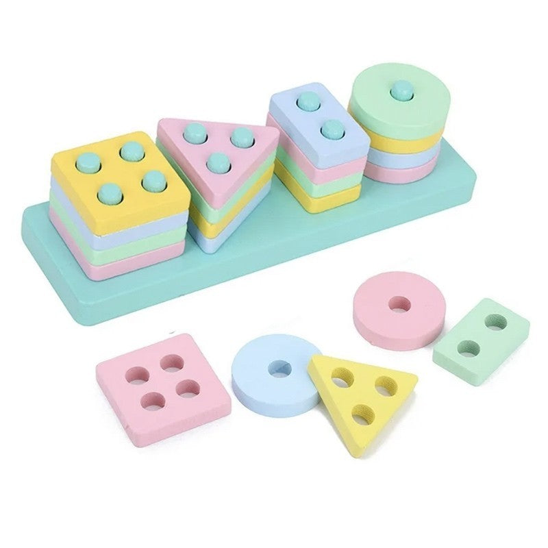 Montessori Sorting Colour Shapes Puzzle
