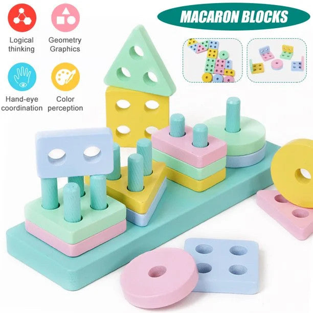 Montessori Sorting Colour Shapes Puzzle