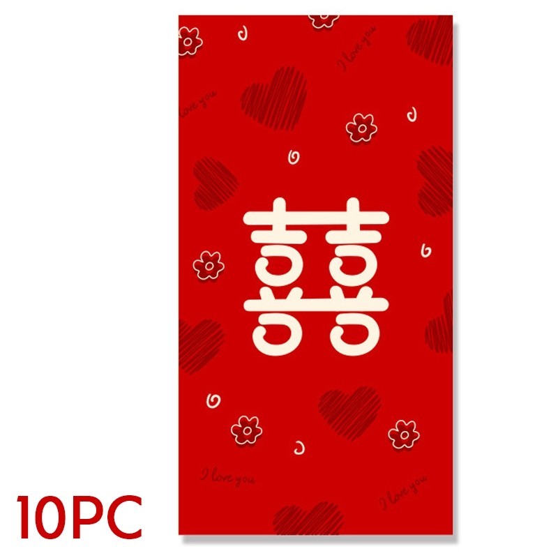 Cute CNY Ang Bao Red Packet Modern Design Money Envelope