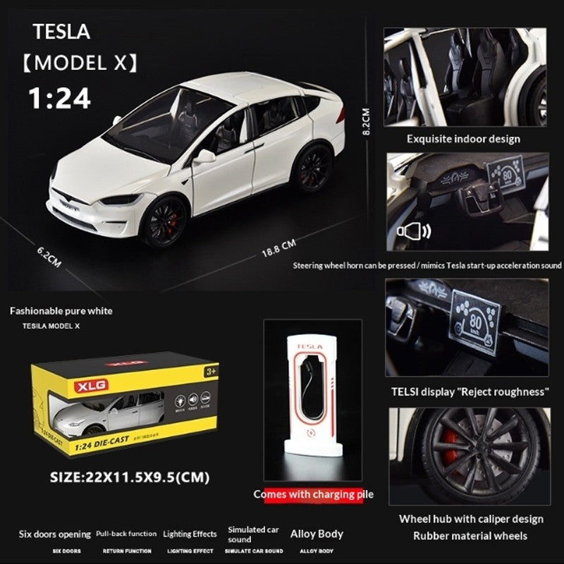 1:24 Tesla Model X Diecast Car