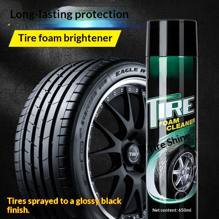 Tire Cleaner Foam Spray Car Motorcycle Tyre