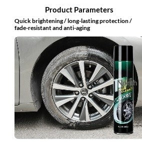 Tire Cleaner Foam Spray Car Motorcycle Tyre