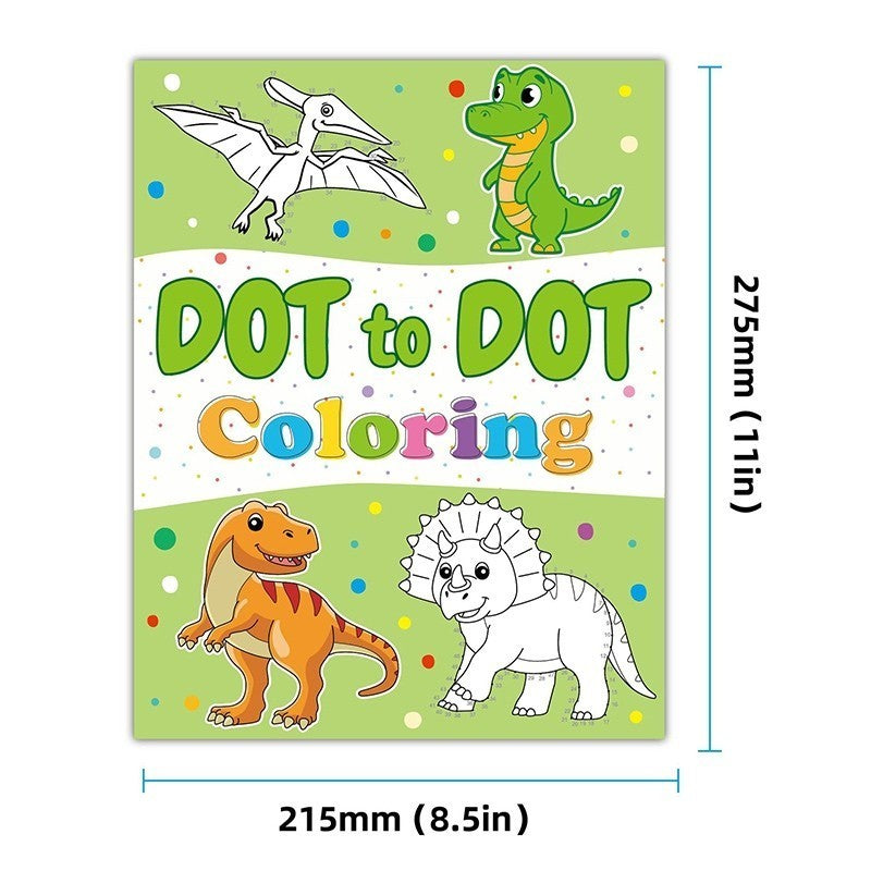 Dot To Dot Coloring Book