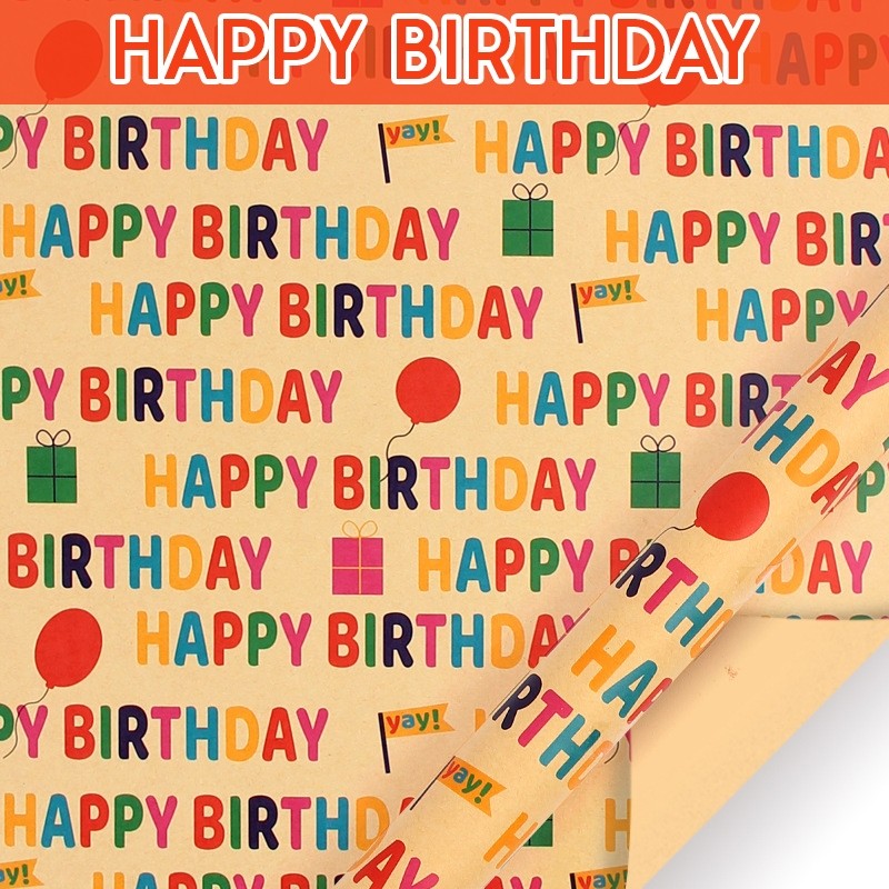 Gift Wrapping Paper for Birthday Events Gifts Wrapper Present Toy