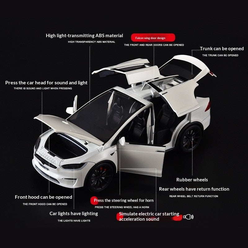 1:24 Tesla Model X Diecast Car