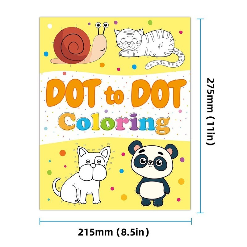 Dot To Dot Coloring Book