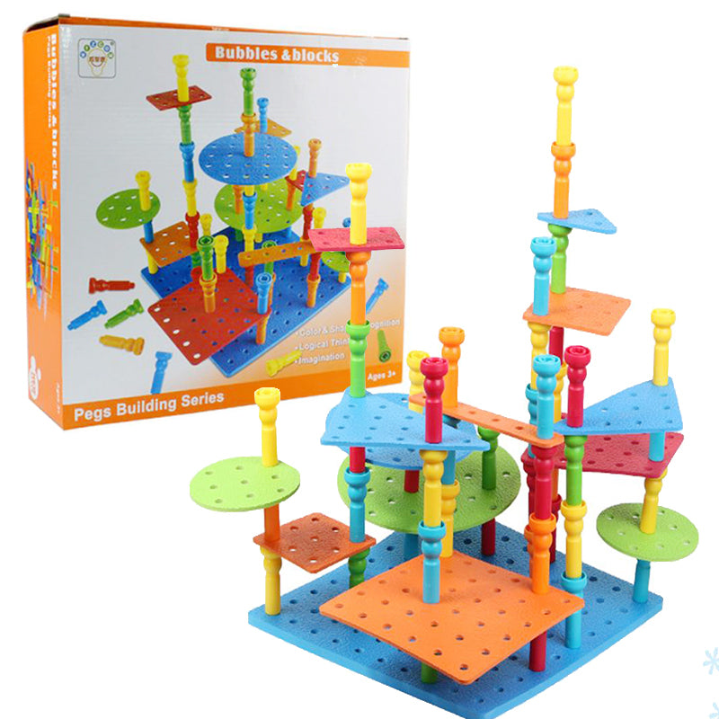 Pegs Building Blocks