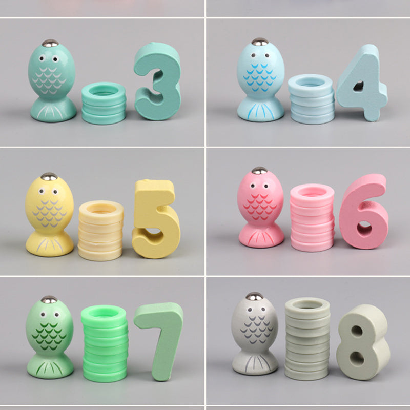 Pastel Fishing Numbers Puzzle