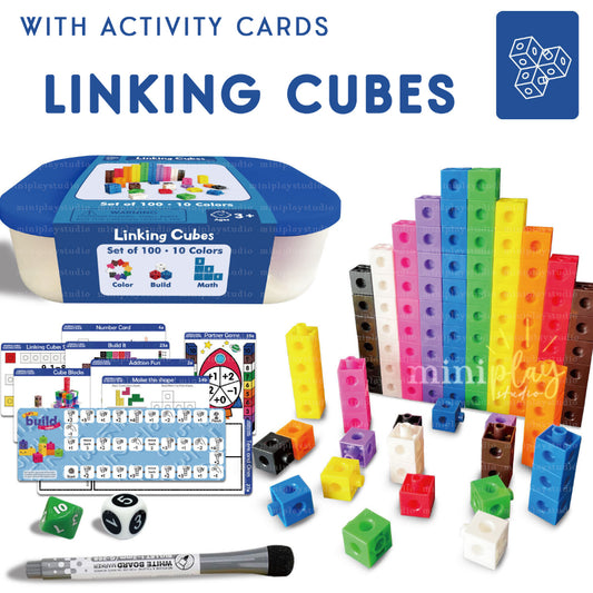 100pc Linking Cubes Tub