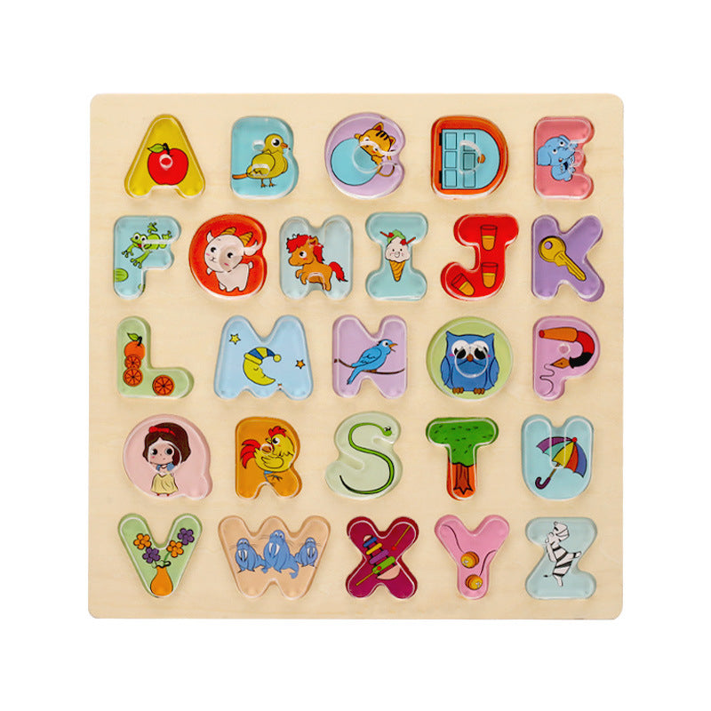 Acrylic Alphabet Puzzle