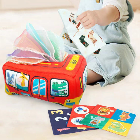 Sensory Pull Tissue Scarves Baby Toy