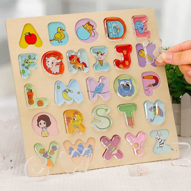 Acrylic Alphabet Puzzle