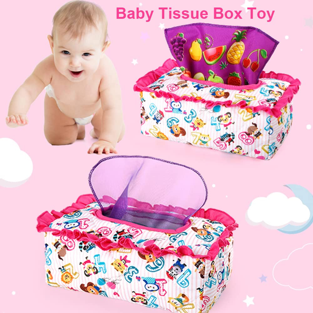 Scarf Tissue Box 7-Jungle Dinosaur