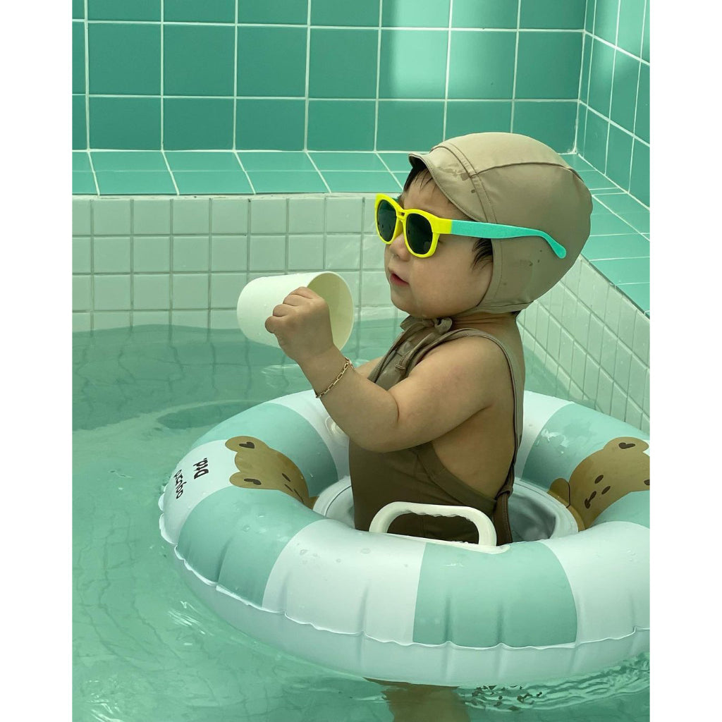 Stripe Brown Bear Baby Float