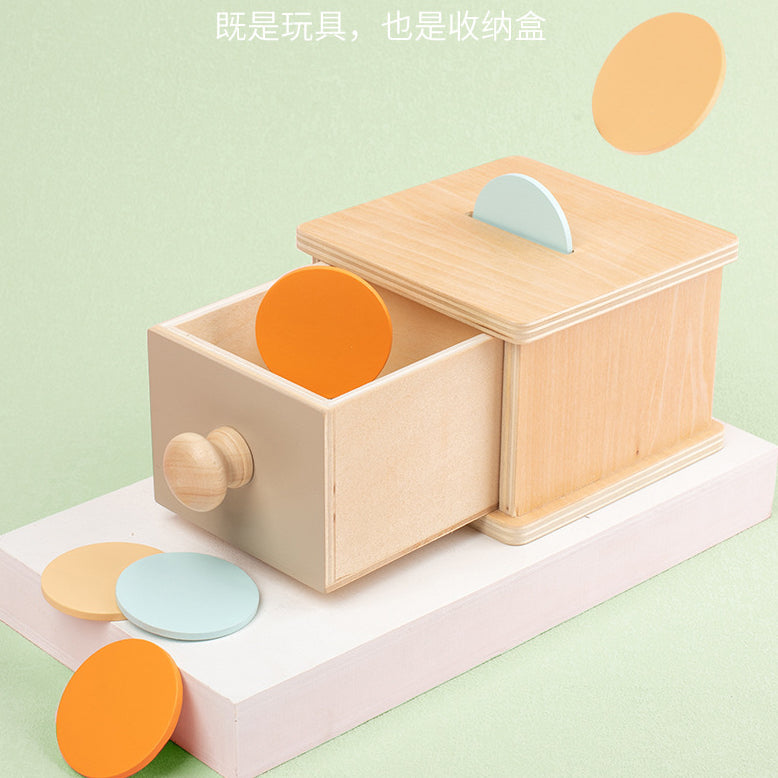 Montessori Coin Ball Drop Drawers