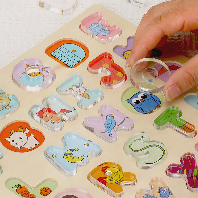 Acrylic Alphabet Puzzle