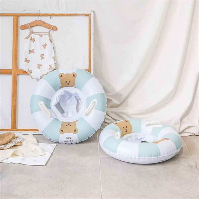 Stripe Blue Bear Baby Float