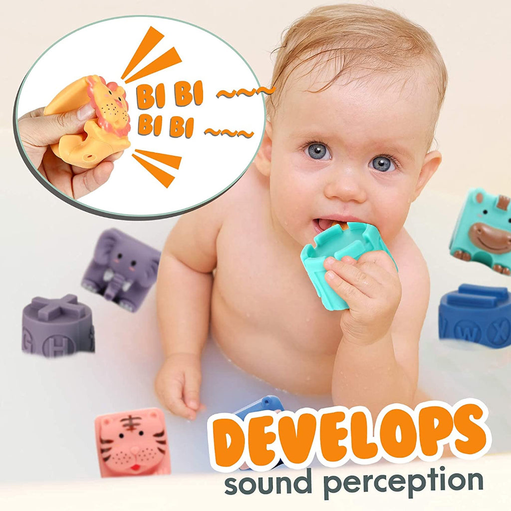 6pc Cute Animals Blocks