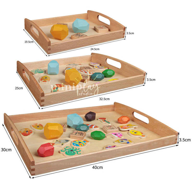 Montessori Wooden Tray