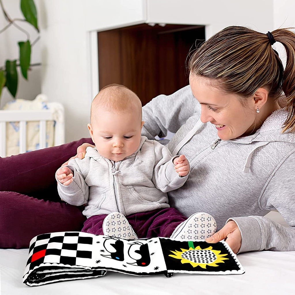 High Contrast Baby Sensory Soft Cloth Books