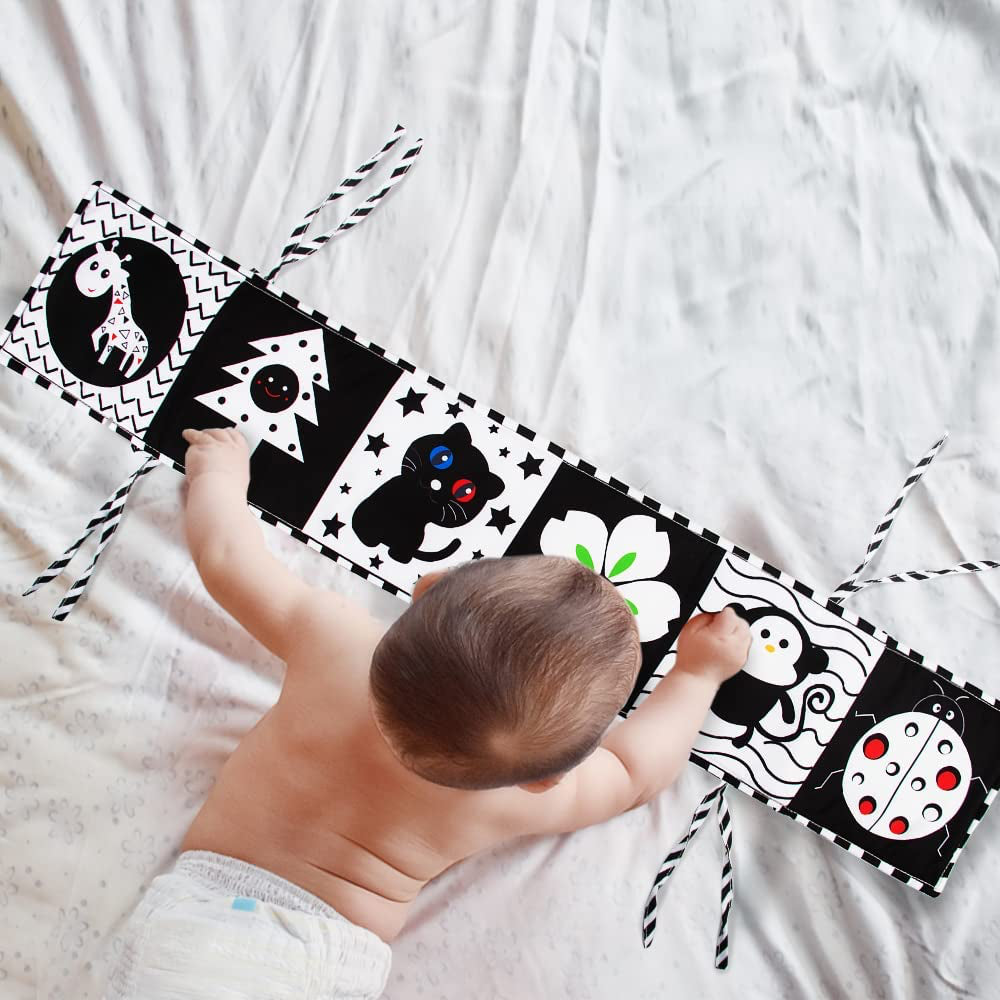 Bedside Baby Sensory Soft Cloth Books