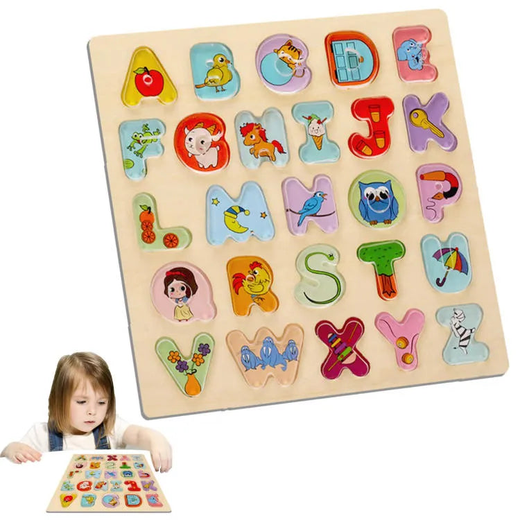 Acrylic Alphabet Puzzle