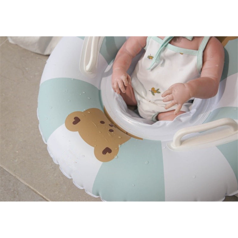 Stripe Blue Bear Baby Float